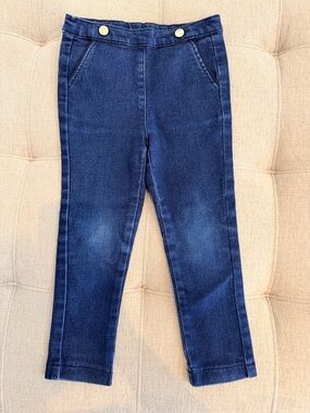 Jacadi Dark Blue Girls  Stretch Jeans